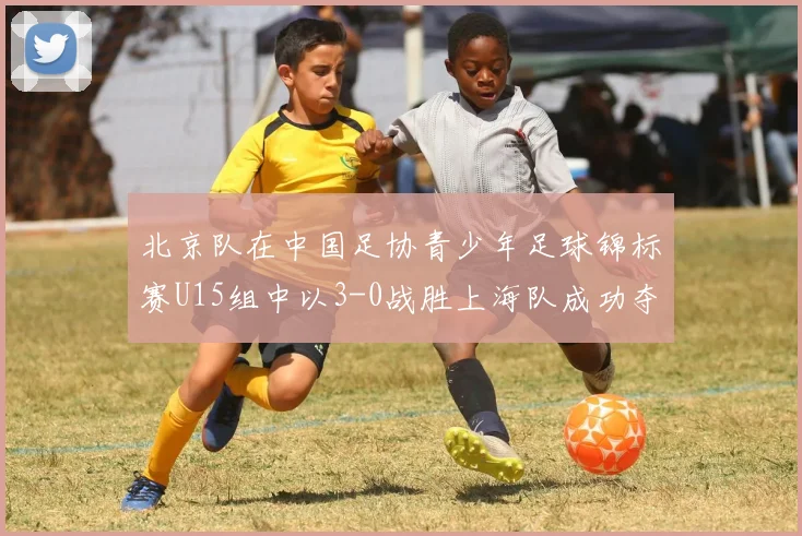 北京队在中国足协青少年足球锦标赛U15组中以3-0战胜上海队成功夺冠