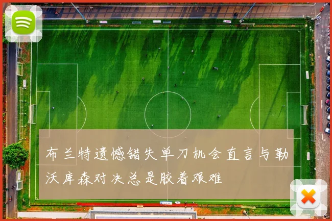 布兰特遗憾错失单刀机会直言与勒沃库森对决总是胶着艰难